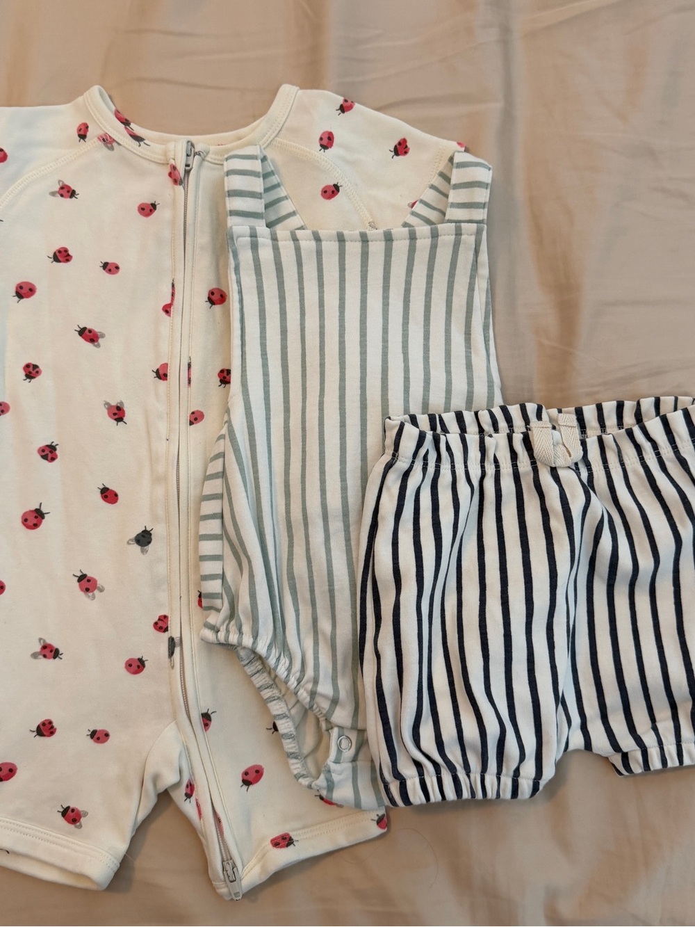 3 piece bundle of Pehr baby clothes in size 6-12 months